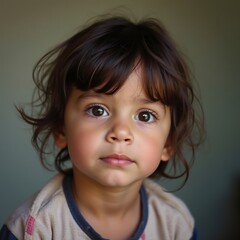 portrait of a little girl