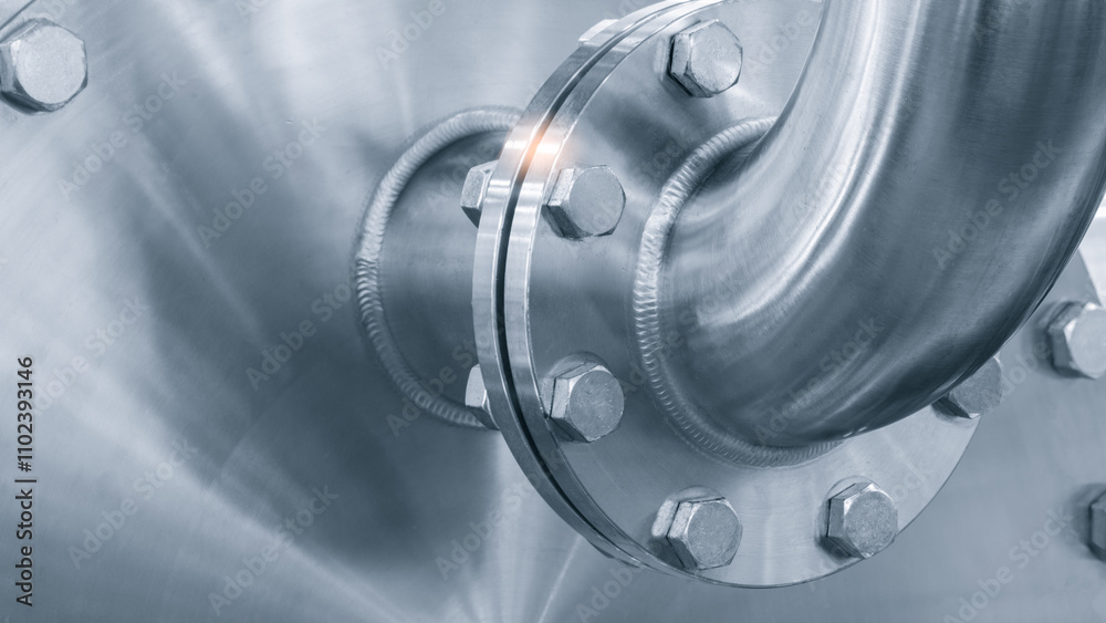 Poster dairy machine cooling radiator with a row of stainless steel metal pipes with silver trim. the pipes