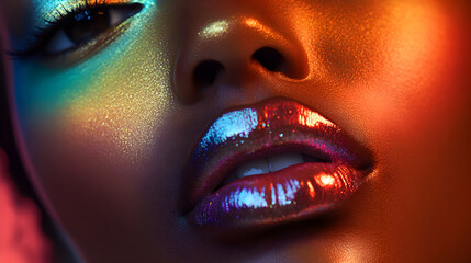 Galactic Glam: 2024's Futuristic Makeup Trends Highlight Metallics and Iridescence