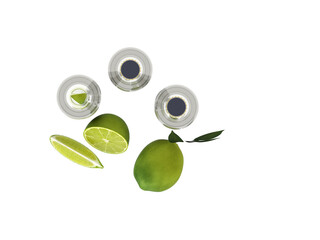 lime lemon and drink bottles