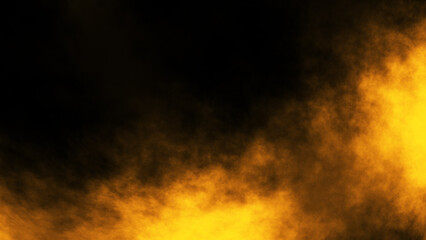 golden smoke. Gold clouds abstract background  © othersidevision