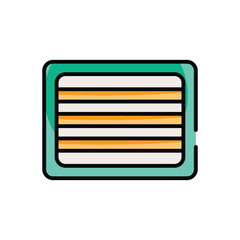 Air Filter vector icon