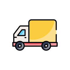 Delivery Truck vector icon