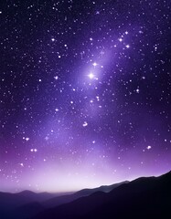 Starry Night over Mountains