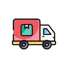Delivery Truck vector icon