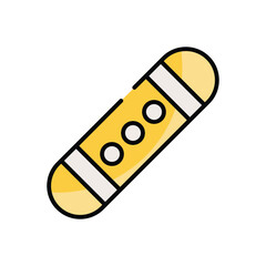 Snowboarding vector icon