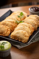 pasteis gourmet , pasteis fritos brasileiros 