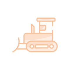 Construction Vehicle vector icon