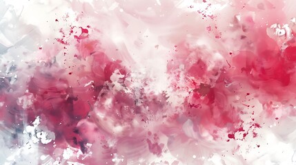 Fototapeta premium Abstract Pink and White Watercolor Background