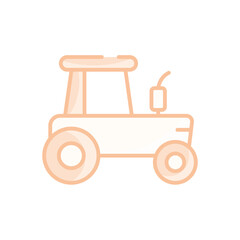 Tractor vector icon