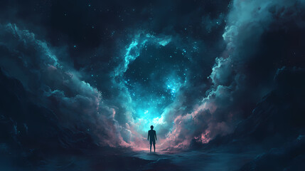 Fototapeta premium Liminal space (generative ai). Liminal. Illustration