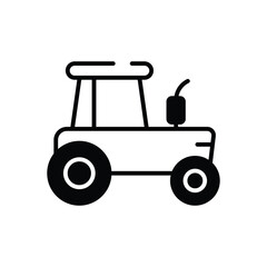 Tractor vector icon