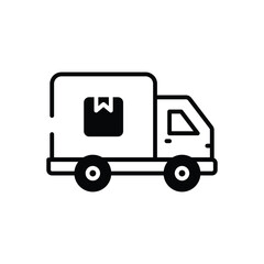 Delivery Truck vector icon