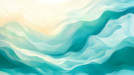 Liminal background with waves, generative ai, ai generated. Liminal. Illustration