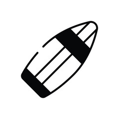 Surfboard vector icon