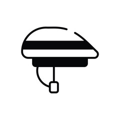 Bicycle Helmet vector icon