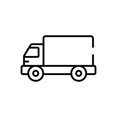 Truck vector icon