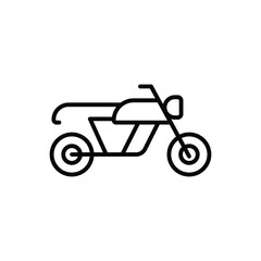 Motorcycle vector icon