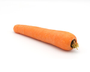 Fresh Orange Carrot in Perspective View