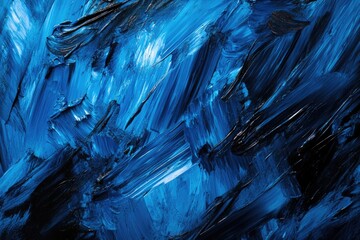 Dynamic Flow of Deep Blue and Black Hues. Abstract Background with Motion and Streaks