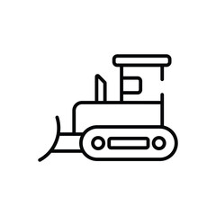 Construction Vehicle vector icon