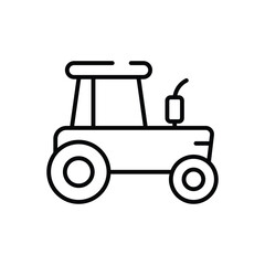 Tractor vector icon
