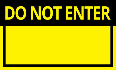 Obraz premium Various black and yellow warning signs with diagonal lines. Attention, danger or caution sign, warning banner, road shield.