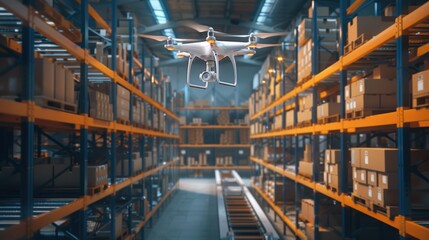 Autonomous Drone Navigating a Warehouse for Efficient Inventory Management and High-Tech Solutions