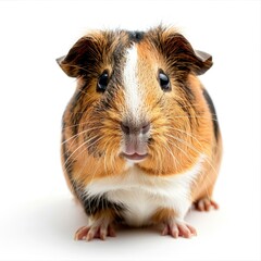 Fototapeta premium Guinea pig in front of a white background