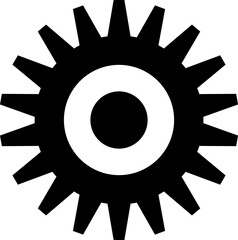 Gears icon set. Connected cogs, cogwheel gears illustration