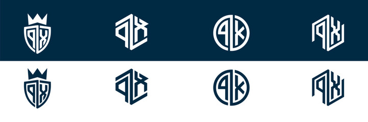 PX XP Trendy letter logo design