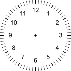 Mechanical clock faces with arabic numerals, bezel. Timer or stopwatch element. Mechanical clock face dials template set. Classic clocks and watches with arabic and roman numerals for your own design 