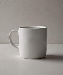 Fototapeta premium empty white cup