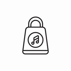 music store icon sign vector