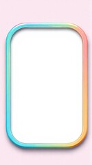 Obraz premium square frame with white background