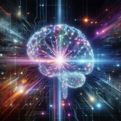 Obraz premium Neuronale Netzwerke der Zukunft