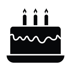 Birthday cake icon