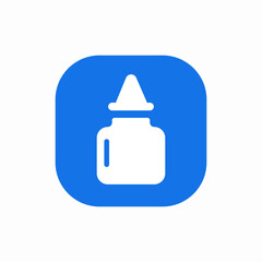 medicine dropper bottle icon sign vector