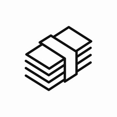 money packs icon sign vector