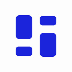 page layout icon sign vector