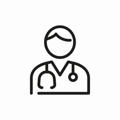 doctor man icon sign vector