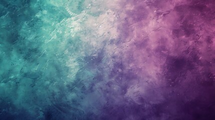 Obraz premium Abstract Teal and Purple Watercolor Background