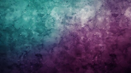 Abstract Teal and Purple Watercolor Background