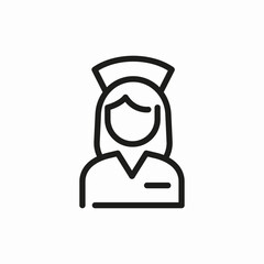 doctor intern nurse icon sign vector