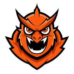Orange Mascot Logo Set: Coffee Cup, Book, Gaming, Boxing & Paint Themes - Vector & Clipart, Orange mascot logos: coffee, book, gaming, boxing themes. Vector, cartoon, clipart, line art