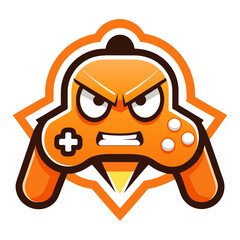 Orange Mascot Logo Set: Coffee Cup, Book, Gaming, Boxing & Paint Themes - Vector & Clipart, Orange mascot logos: coffee, book, gaming, boxing themes. Vector, cartoon, clipart, line art