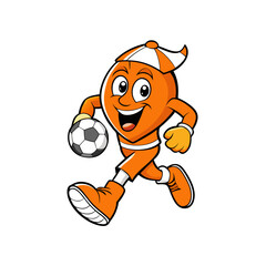 Orange Mascot Logo Set: Coffee Cup, Book, Gaming, Boxing & Paint Themes - Vector & Clipart, Orange mascot logos: coffee, book, gaming, boxing themes. Vector, cartoon, clipart, line art