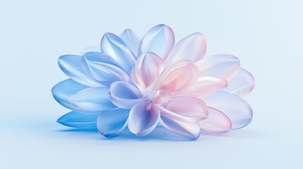 Fototapeta premium Delicate Pastel Flower Arrangement with Soft Hues and Elegant Petals