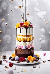 stunning gravity defying food creations designed attention grabbing advertisements surefire way engage audiences, cake, dessert, pastry, chocolate