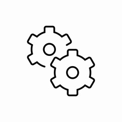 system settings icon sign vector